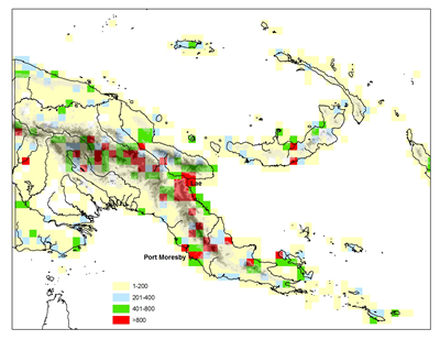 Number of described Herps over time